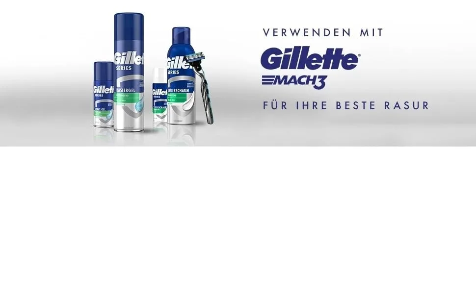 Gillette Series Beard Care Soothing Shaving Gel Men (200 ml) with Aloe Vera Gift for Men - product information 5