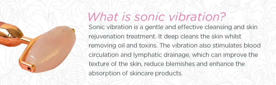 Love My Skin Vibrating Roller Rosenquartz - Schallvibration