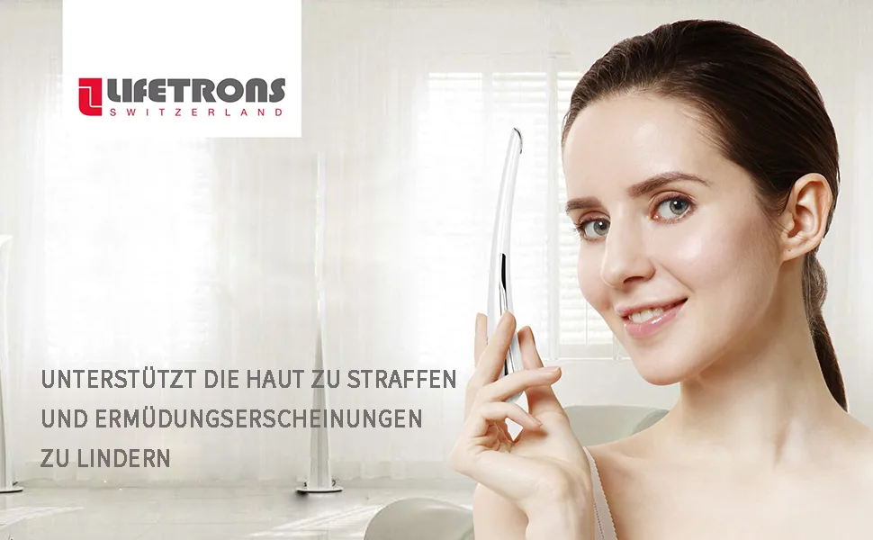 EM-700AS Ergonomic Handheld Design Micro-Vibration & Negative Ionizing Nutrition Importing Fineline Erasing Eye Therapist - Iontophorese Augenmassager