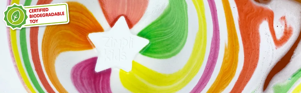Large Star Bath Bomb by Zimpli Kids Multicoloured Special Effect Bath Bomb Toy Christmas Stocking Filler for Kids Xmas Gift - Star Badebombe Kinder