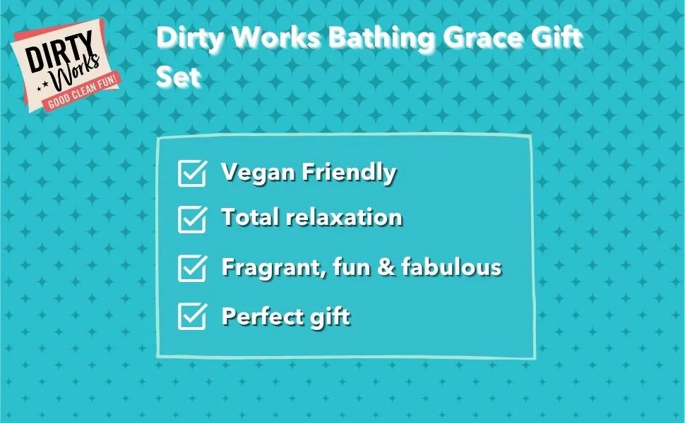 Dirty Works Bathing Grace Pampering Set 4 Piece Set - Bathing Grace 4