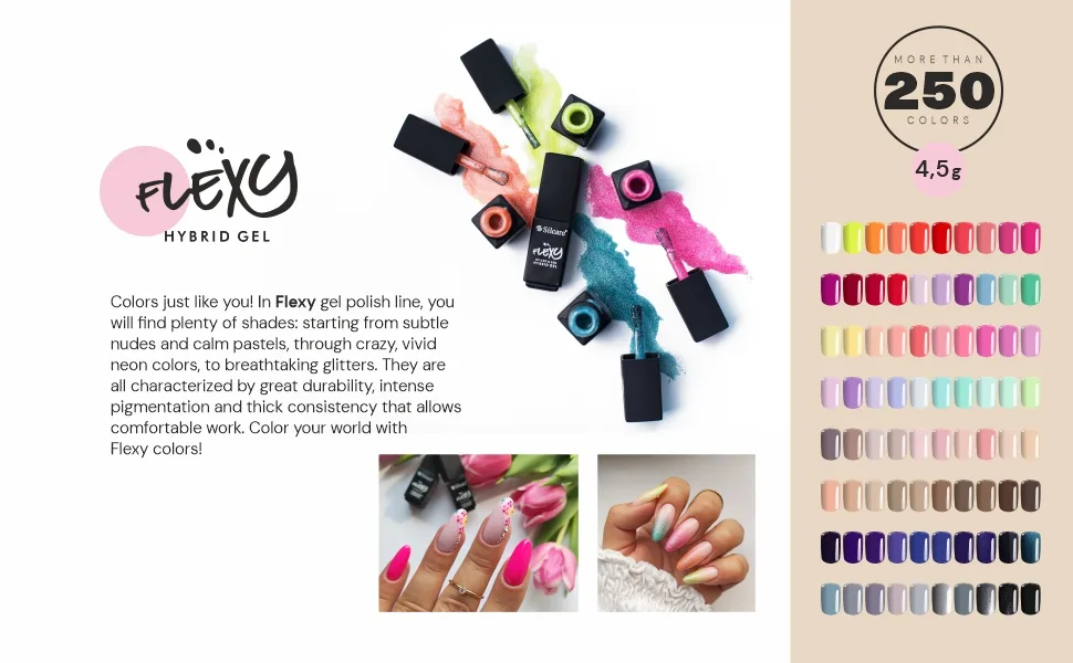Flexy Hybrid Gel Base & Top 2in1 4.5g - Flexibel