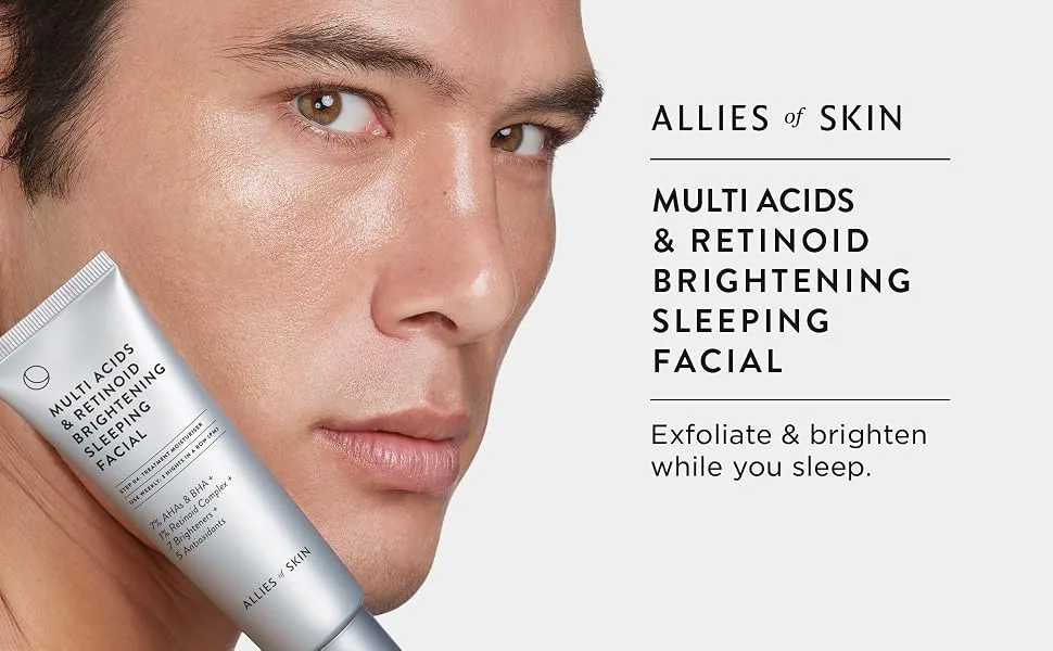 Multi Acids & Retinoid Brightening Sleeping Facial - Multi Säuren & Retinoid Aufhellung Schlafen Gesichtsbehandlung