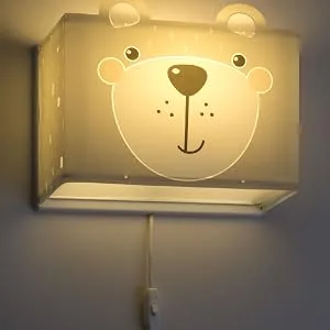 Dalber children's wall lamp children's lamp wall light children's room Little Fox fox animals rose 64588 E27 - Kinderlampen