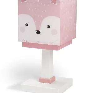 Dalber children's wall lamp children's lamp wall light children's room Little Fox fox animals rose 64588 E27 - Kinderlampen
