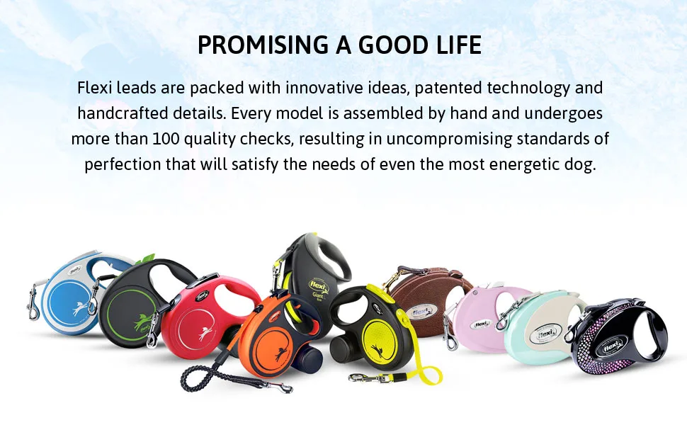 flexi retractable leash New Comfort - L - 5 multi-coloured Multi-coloured L - Versprechen ein gutes Leben