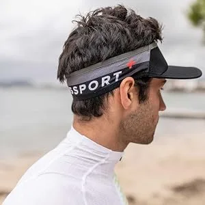 COMPRESSPORT Visor Ultralight running visor one size grey - visor, compressport
