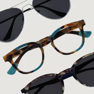 Opulize ink long -distance glasses 3 -way short -sightedness Large rectangular frame spring hinges scratch -resistant gray men MMM4-7 -1.50 -1.50 Dioptria Transparent gray front with black arms - Style