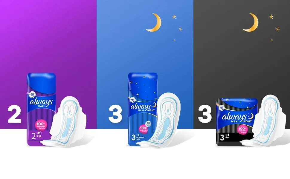 Always Maxi Night ProFresh pads without wings 12 pieces - product information 5