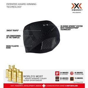 X-Bionic High Headband 4.0 1 black/Charcoal - product information 2