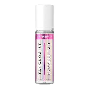 Tanologist medium self -tanning mousse (200 ml) clear self -tanning foam for sensitive skin dermatologically recognized clean ingredients and vegan mousse medium - product information 3