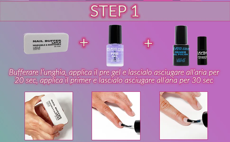 LAYLA GUMMEFFECT GEL POLISH BASE TOP 1 ml - Frame2