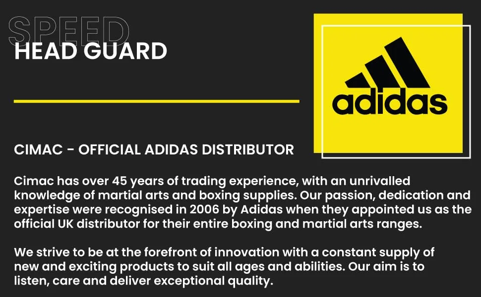 Adidas Speed Sparring Headguard for Boxing Training White L - Cimac, Adidas