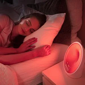 Philips Sleep & Wake-Up Light colored sunrise simulation 25 light intensity several tones and music midnight light relaxation and breathing function (model HF3651/01) without Connected functions single - product information 6