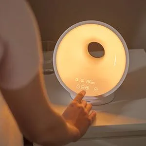 Philips Sleep & Wake-Up Light colored sunrise simulation 25 light intensity several tones and music midnight light relaxation and breathing function (model HF3651/01) without Connected functions single - product information 8
