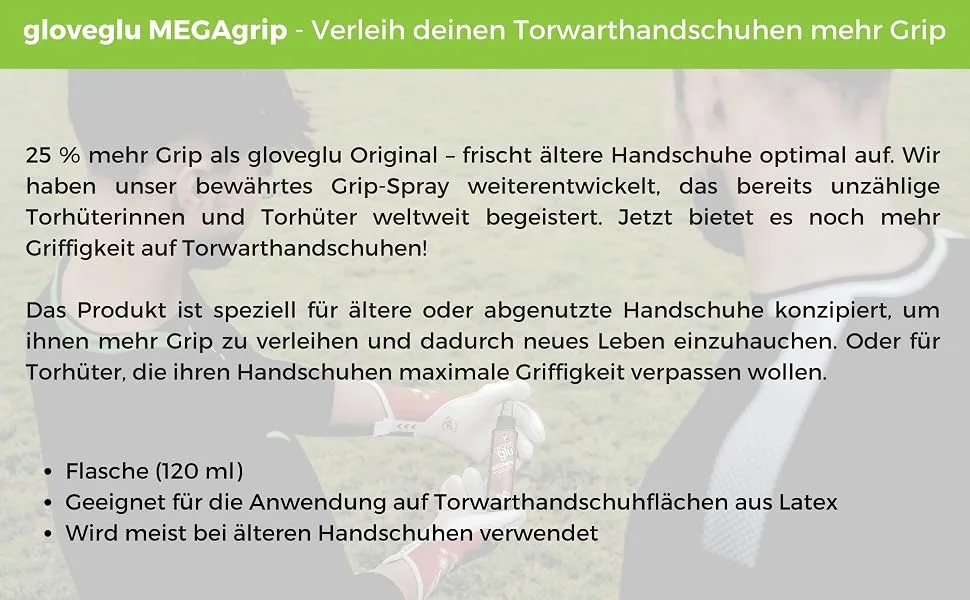 Glove Glu Megagrip Gripware Formula 120ml Single Bed - product information 2