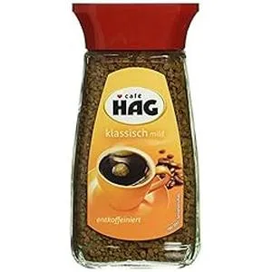 Cafe HAG classic mild glass decaffeinated soluble coffee beans 100g - product information 3