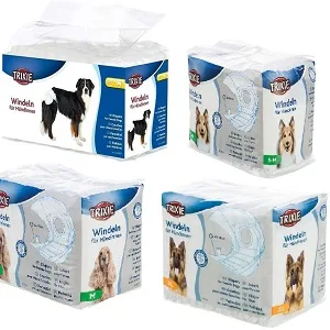 TRIXIE diapers for bitches M waist circumference 32-48 cm 12 pieces 23633 white M - xzsxzsx