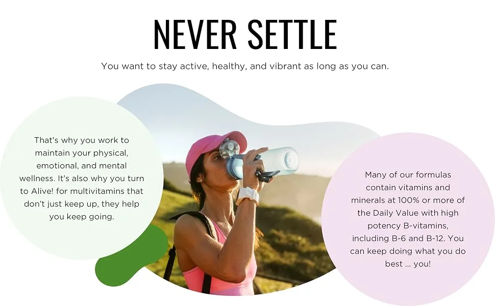 Nature's Way Alive! Women's 50+ Complete Multivitamin 50 Tablets - Never Settle