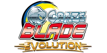 CRAZE Blade Battle Top - Starter Set Evolution Xyrox - Metal Spinning Top very robust with Launcher & Ripcord - blade