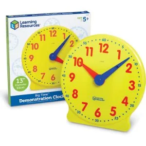 Learning Resources Big Time Learning 12-Hour Learning Clock - product information 2