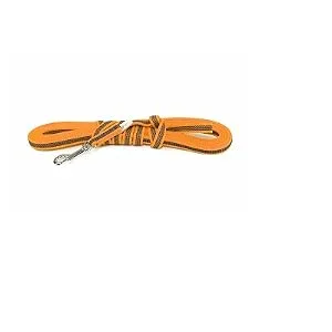 IDC Color & Gray rubberized leash 14 mm x 10 m with loop orange-gray Orange-gray 14 mm x 10 m (with loop) - product information 1
