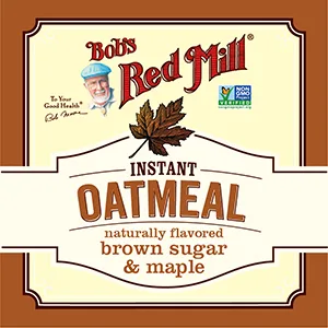 Bob's Red Mill Instant Oatmeal Packets Brown Sugar & Maple 8 Packets 1.23 oz (35 g) Each - product information 3