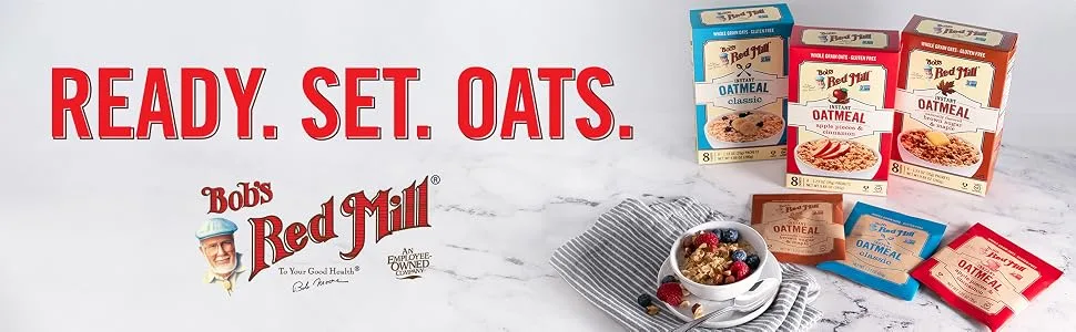 Bob's Red Mill Instant Oatmeal Packets Classic 8 Packets 1.23 oz (35 g) Each - product information 1