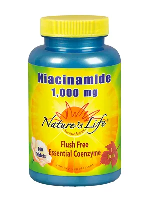 Nature's Life Niacinamide 1000 mg 100 Tablets - Nature