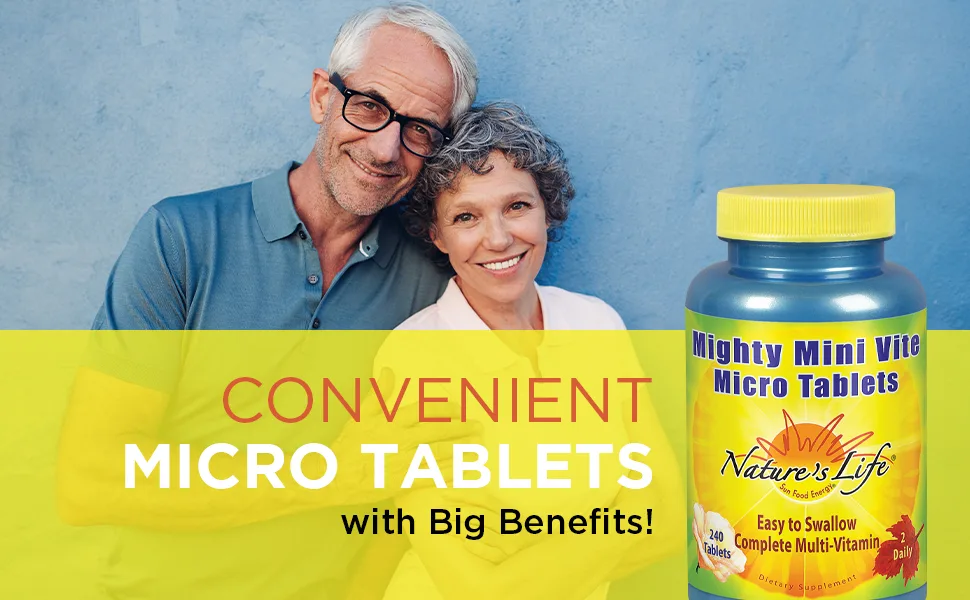Nature's Life Mighty Mini Vite 240 Micro Tablets - Nature