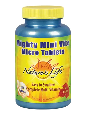 Nature's Life Mighty Mini Vite 240 Micro Tablets - Nature