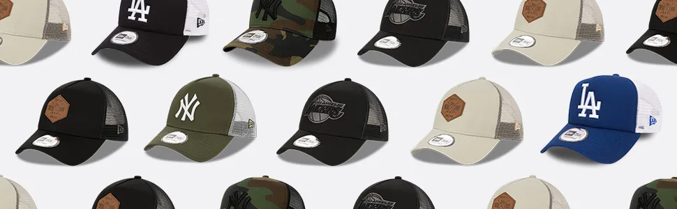 New Era - New York Yankees - Adjustable Trucker Ca - Clean Trucker - Camouflage One Size Black/Black - TRUCKER