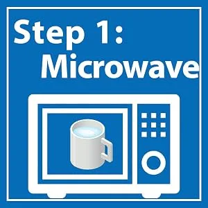 DenTek Ultimate Dental Guard Ultra Light/Slim Design 1 Guard+ 1 Storage Case + 1 SmartFit Tray - Step 1: Microwave