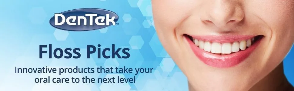DenTek Comfort Clean Floss Picks Sensitive Gums Mouthwash Blast 150 Floss Picks - product information 1