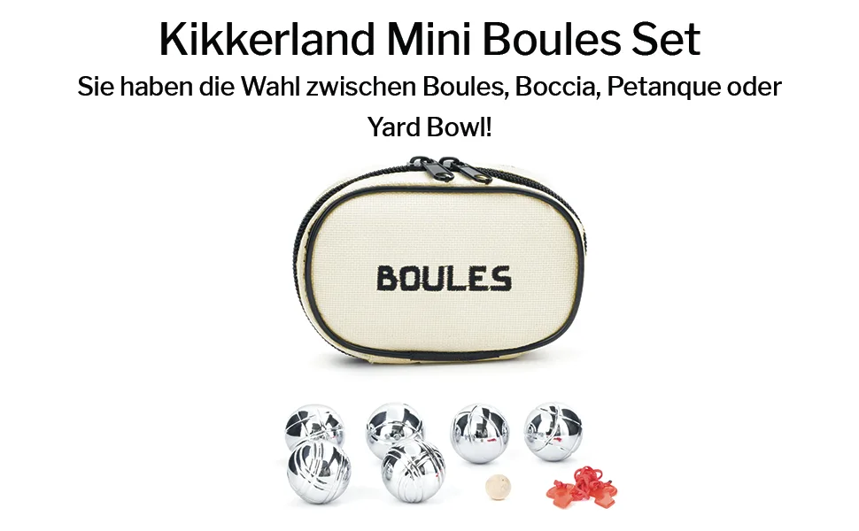Kikkerland GG90 Boules Set S - Kikkerland Mini Boules Set
