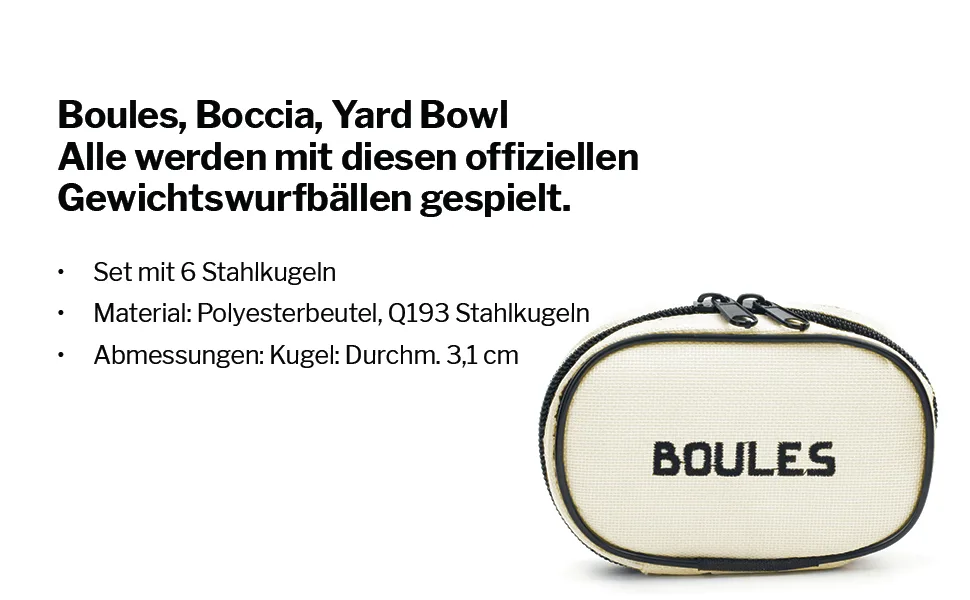 Kikkerland GG90 Boules Set S - Kikkerland Mini Boules Set