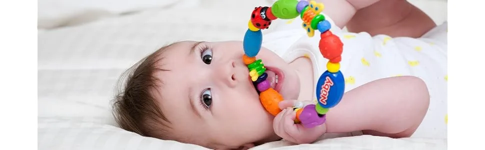 Nuby Bug-a-Loop Teether 3 + Months 1 Teether - product information 1