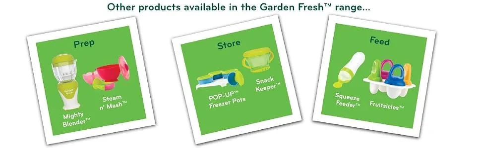 Nuby Garden Fresh Fruitsicles 6+ Months 4 Pack - product information 10