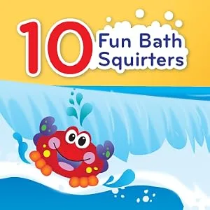 Nuby Little Squirts Fun Bath Squirters 6+ Months 10 Pieces - product information 3