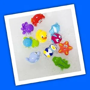 Nuby Little Squirts Fun Bath Squirters 6+ Months 10 Pieces - product information 4