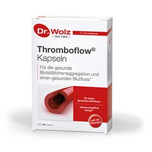 Thromboflow by Dr. Wolz for healthy blood flow blood flow capsules with grape seed extract ideal for air travel 60 capsules - B00E6PKR1C