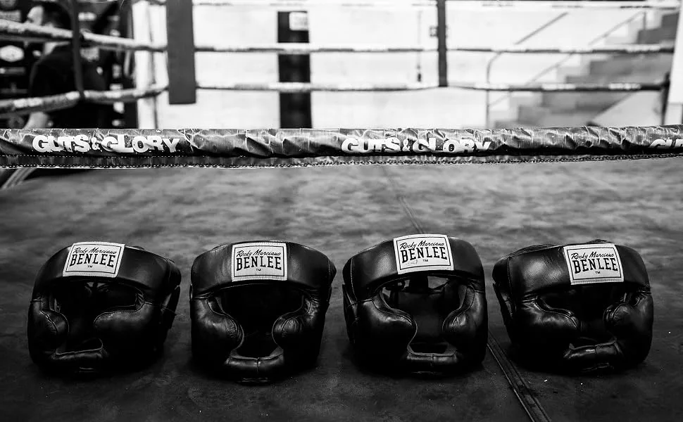 BENLEE synthetic leather head guard Mike L-XL Black - Benlee, Boxing, Accessoires, Kickboxen. Kickboxing, Training, Zubehör, Boxerhelm,
