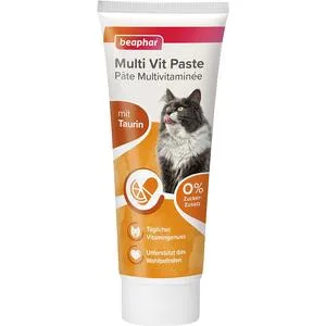 Beaphar - Multi Vit Paste Cat - For Cats - With Taurin Biotin Omega 3 and 6 - 0% Sugar additive - daily vitaminus - supports well -being - 250 g multi -vitamin 250 gr - product information 2