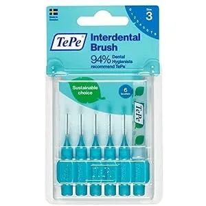 Orange interdental brushes from Tepe 0.45 mm 1 piece. Blue 0.6 mm - product information 2