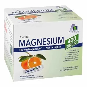 Avitale Magnesium 400 direct Orange - direct granules for ingestion without water 210 g - 100er