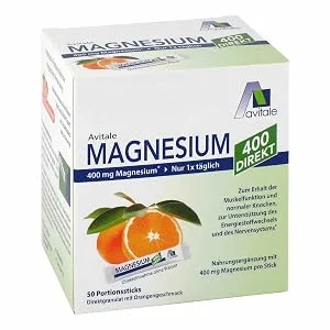 Avitale Magnesium 400 direct Orange - direct granules for ingestion without water 210 g - 50er
