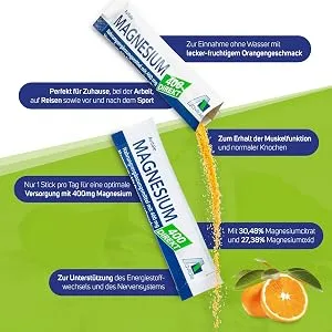 Avitale Magnesium 400 direct Orange - direct granules for ingestion without water 210 g - product information 3