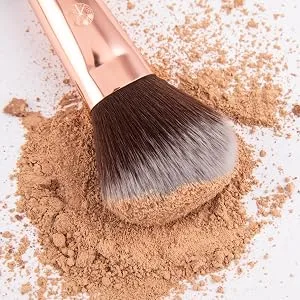 Luvia Blender Eyeshadow Brush - Vegan Signature VS326 Eye Blender Brush Black/Rose Gold Eye Blender VS326 - puderpinsel