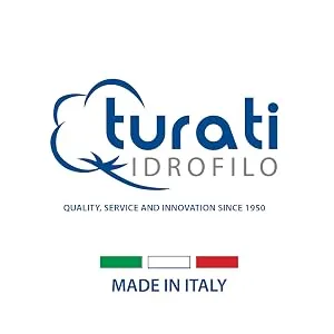 Cotton Plus diskettes Strucc.80 diskettes - Hydrophile Tourati-Logo und italienische Flagge.