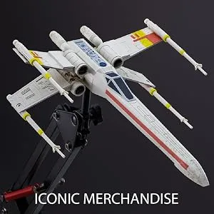 Paladone Star Wars X Wing Posable Desk Light 15cm (5.9") Wide Replica Ship with LED Lighting Powered by Included USB Cable - Kultiges Merchandise